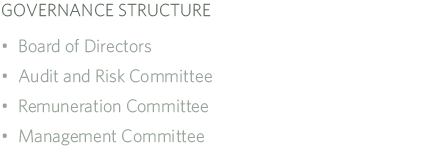 Governance Structure MRG
